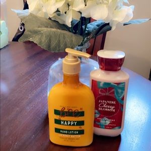 Bath and Body *Set of TWO* scented lotions